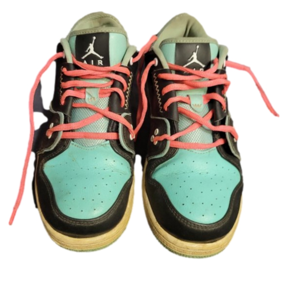 Nike Other - Nike Air Jordan 1 Flight 2 Black Turquoise Low